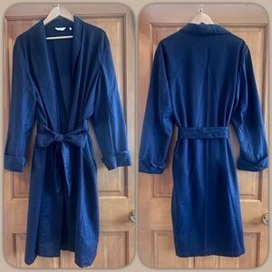 Frette Navy/Midnight Blue Unisex Robe
